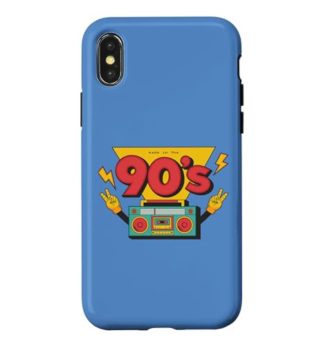 Made in the 90s ���g�� ���W�J�Z �s�[�X�T�C�� ���B���e�[�W 90�N�� ���l �X�}�z�P�[�X iPhone X/XS �p