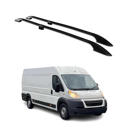 Barres de toit Citroen Jumper L4 en alu noir anodisé finition premium