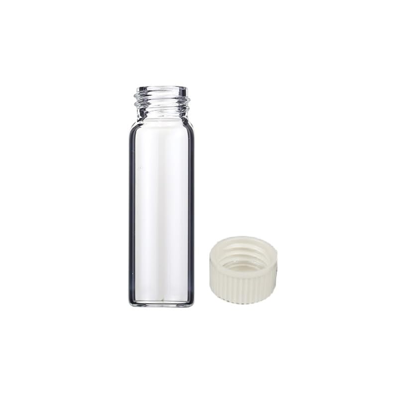 366217207 Borosilicate Glass 7mL Liquid Scintillation Vial with 15-425 Urea Cap Cork-Backed-foil Liner, Case of 1000