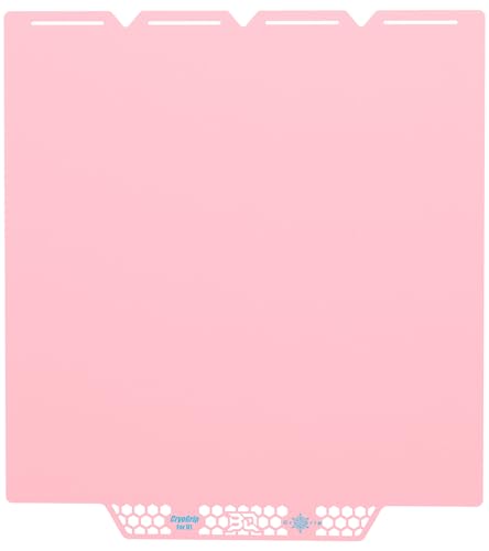 Image of BIQU CryoGrip Pro Glacier Pink Compatible with Snapmaker U1 3D Printer 276x304.5mm Panda Build Plate Double Sided Upgrade Plate Removable Surface Platform