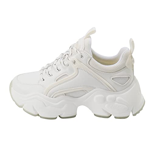 Tipo: Sneaker Med Buffalo Binary C - Sneaker Low - Imi Nappa/Textile - Bianco Imitation Leather