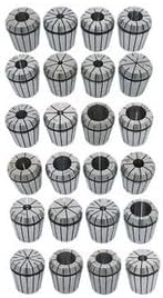 #US 24PCs ER40 Collet Sets Collet Chuck Workholding Collets 3-26 mm For Milling