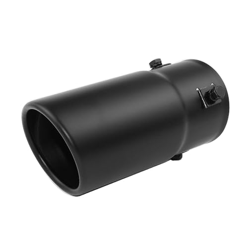 Bielpord Car Universal Exhaust Tips Stainless Steel Fit 1.75 to 2.5 Inch Car Exhaust Pipe Modification Tail Throat Tail Pipe Steel Exhaust Tips Finish Tailpipe