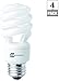 EcoSmart 14-Watt Daylight Compact Flourescent (CFL) Light Bulbs, Pack of 8