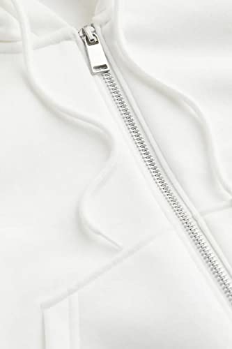 Image of Cropped Zipper Hoodie for Women