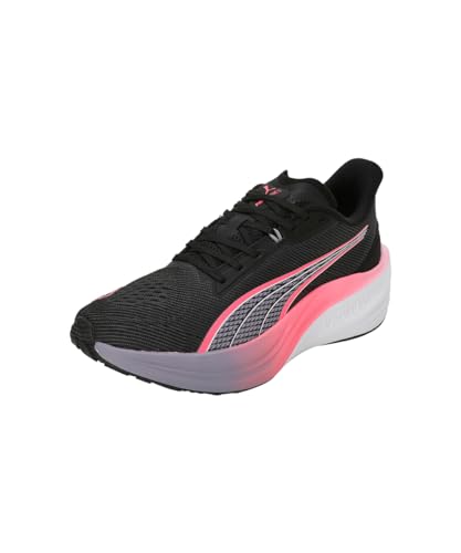 PUMA Unisex Darter Pro Road Running Shoe, Black-Sunset Glow-Pale Plum, 44.5...