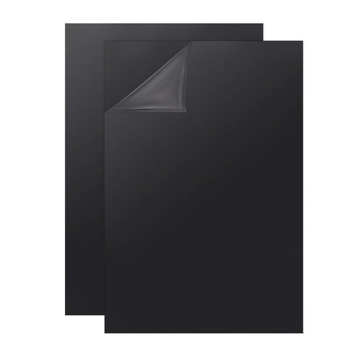 Magstick Polystyrol-Platten Schwarz, DIN A4, 1 Mm – 6 Stück, Für Modellbau & Architektur
