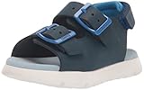 FLEIBLE CAMPER K800495 Oruga Sandal FW, Sandalia de 2 Tiras Bebé-Niños, Azul Oscuro, 24 EU