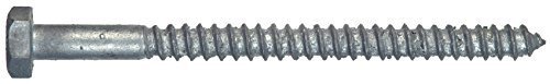 Hillman 1/4 in. x 1-1/2 in. L Hex Hot Dipped Galvanized Steel Lag Screw 100 pk