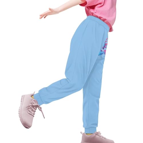 Kids Casual Sweatpants for Girls Sports or Everyday Wear Fashion Streetwear Machine Washable Joggers Pants4