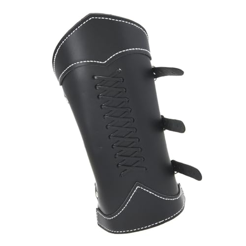 調整可能なロックレザーアームプロテクター、手首用の装飾デザインと 防御パンクロックリストバンド