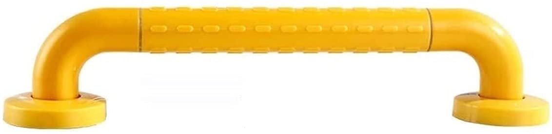 Toilet Frame Bathroom Toilet Grab Handles Grab Bar Bathroom Handrails for The Elderly Safety Handles Barrier-Free Shatter-Resistant(Yellow,48Cm)
