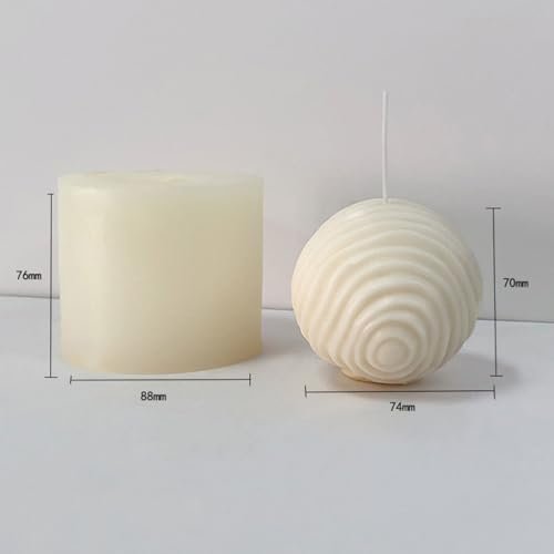 Moules texturés pour bougies et décoration d'intérieur cocooning