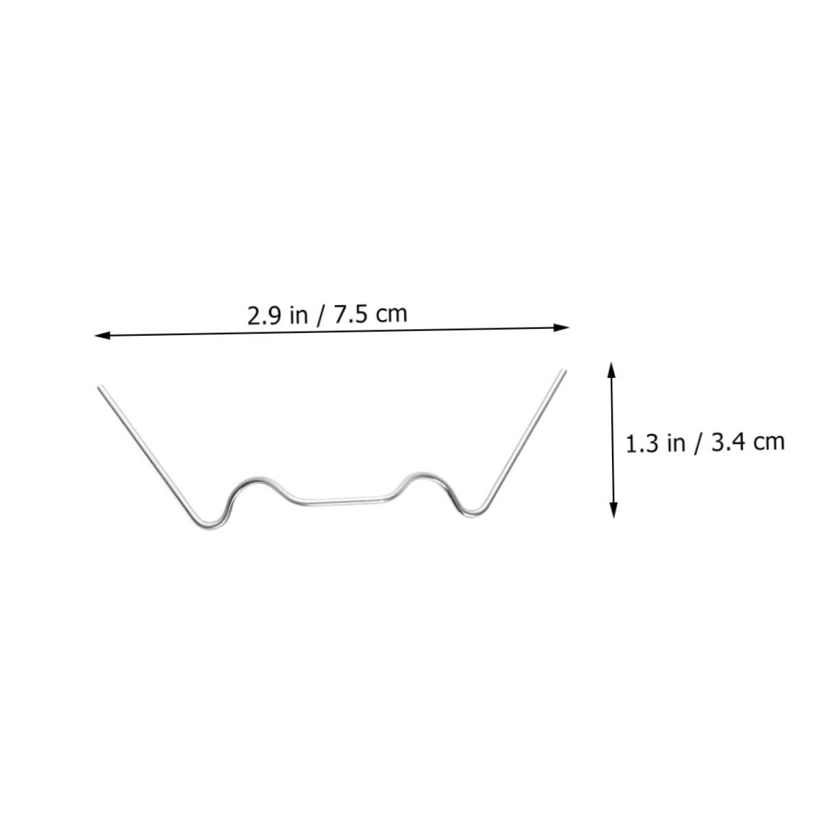 Lot De 100 Clips De Fixation Z CIYODO - Robustes En Acier Inoxydable, Résistants Au Vent Et à La Pluie Pour Vitrage
