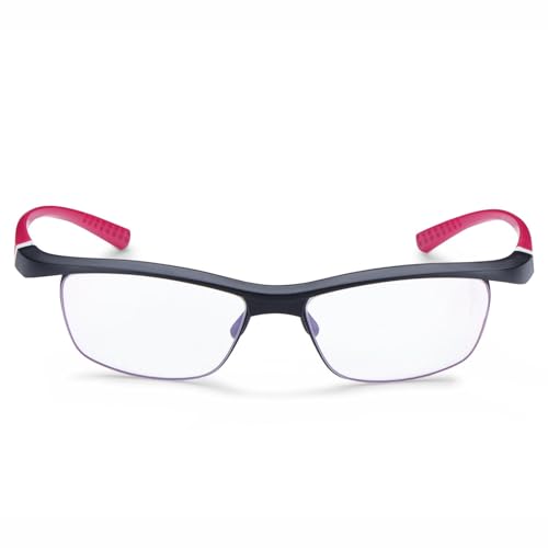 Image of AEC Aero Wide Fit Reading Glasses | Lightweight TR90 Frame with BlueRazr Blue Light Blocking Lenses | Comfortable Unisex Readers for Men & Women