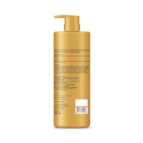 Image of Yuthika Professional Vertix Hydrolyzed Keratin Shampoo Ultimate Care & Restoration 1000ml I Post Care Shampoo For Straightened Hair, Salon Like Smooth Hair