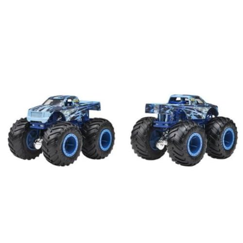 Image of Hot Wheels Monster Trucks The 909 Vs Pure Muscle Demolition Doubles 2026 1:64 Scale 3+ Ages - Multicolor