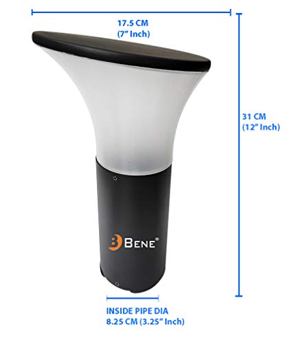 Image of BENE Eden Outdoor Lamp, Grey, Round, 17cms, Pack of 1