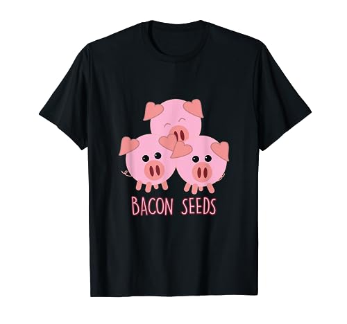 Funny Paleo / Keto Bacon seeds three pigs T-shirt