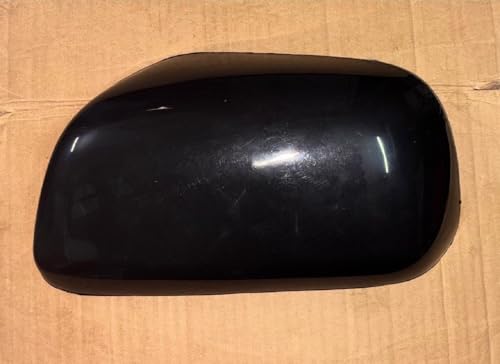 STYCARO-ORVM Side view Mirror Cover/Cap for Toyota Innova IST GEN, F/L, 2ND GEN, 2005-2015 Type 2 Model - Black (WITHOUT/NO INDICATOR TYPE, LEFT PASSENGER SIDE)