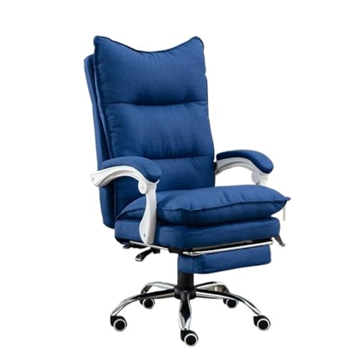 Silla ergonómica para juegos y oficina, diseño de respaldo alto, soporte lumbar ajustable, elegante acabado de cuero, cómoda silla de escritorio para trabajar y jugar