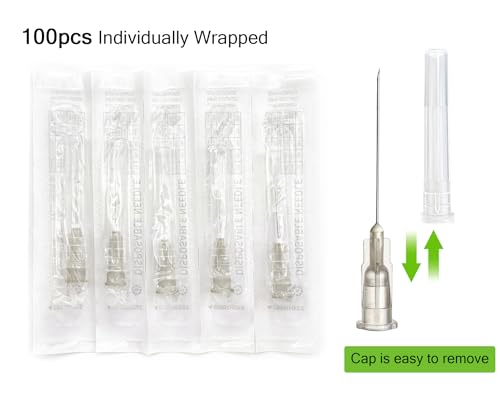 Image of 100Pack 27Ga 1.5 inch Needle Luer Lock for Refilling Ink