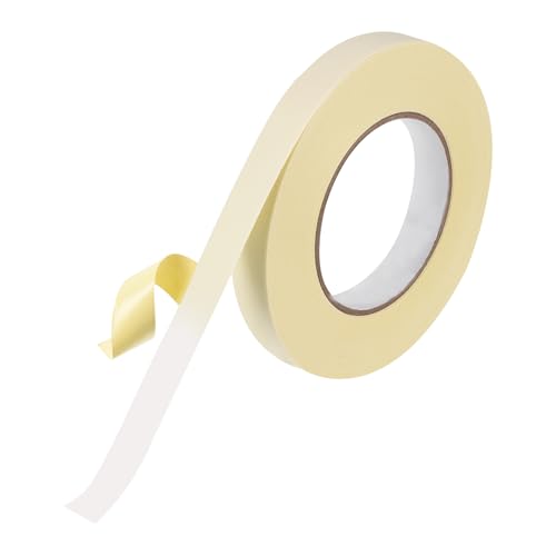 Image of MECCANIXITY Insulating Acetate Roll Cloth Adhesive Tape, 0.7in x 98ft White Electrical Heat Resistant Fabric Tape for Laptop Electric Automotive Guitar Repair Wire Harness
