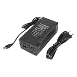 MotuTech Ładowarka 54,6 V, 2 A do roweru elektrycznego ENGWE EP-2Pro/Engine Pro/X26/P26/MTB/250 W/C20 Pro/M20/L20 1.0, akumulator litowo-jonowy 48 V, szybkie ładowanie, automatyczne wyłączanie
