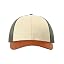 Cream/ Loden Green/ Dark Orange