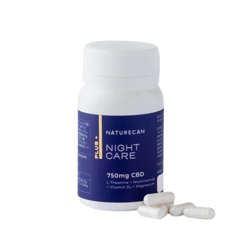Naturecan CBDナイトケアプラス+カプセル CBD750mg/90粒 /医師監修サプリメント 3粒25mgのCBDアイソレート/ナイアシンアミド配合/THC規制限度値以下/国内製造/ (1個)
