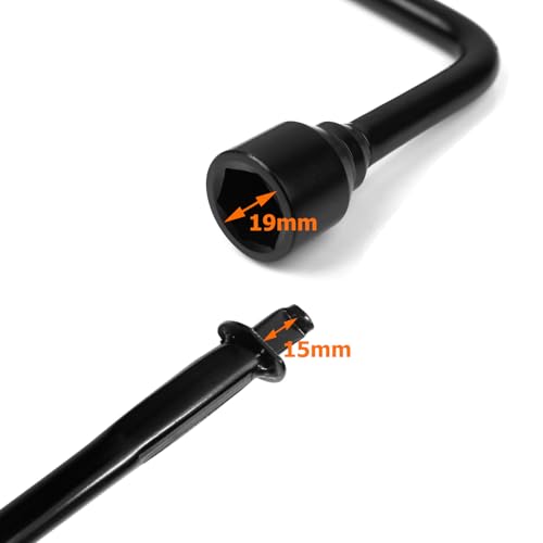 Image of Dr.Roc Spare Tire Wheel Lug Wrench Kit Compatible with Chevrolet Colorado 2004-2012 GMC Canyon 2004-2012 Humma H3 2006-2010 Spare Tire Tool
