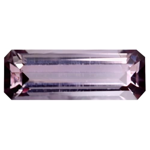Diaspore naturelle rose de 1,89 ct taillée en octogone pour haute joaillerie