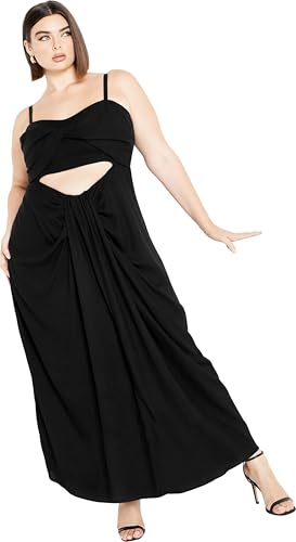 City Chic Women's Plus Size April Maxi Dress, 20