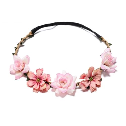 Couronne de fleurs Color10 fée mariée pour coiffure et accessoire de photographie