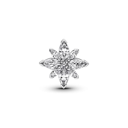 PANDORA Moments 793591C01 - Colgante de estrella polar brillante de plata de ley con circonitas, compatible con pulseras Moments, Klar, Plata de ley, Circonita cúbica