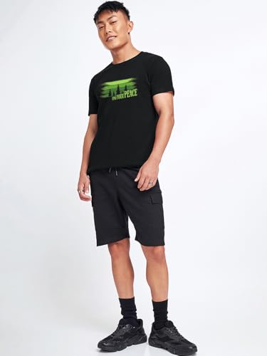 Image of Bewakoof Men's Graphic Print Regular Fit Half Sleeve Round Neck Pure Cotton T-Shirt