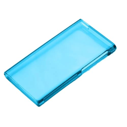 Housse de Protection en Silicone TPU Souple pour IPod Nano 7 7G 7ème génération Couleur Candy Glossy Soft Clear Housse de Protection (Bleu)