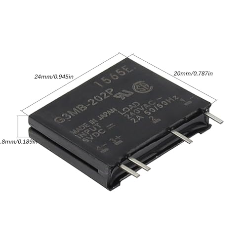 SSR G3MB-202P de 5V para sustituir relés mecánicos ruidosos en PCB 4