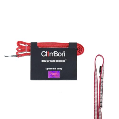 CLIMBON Kletterschlinge 10mm Dyneema Schlingen Läufer 22 KN Kletter Utility Seil Felsklettern Double Certification CE UIAA Erstellen von Ankersystemen Abseilausrüstung perfekt für Baumarbeiten