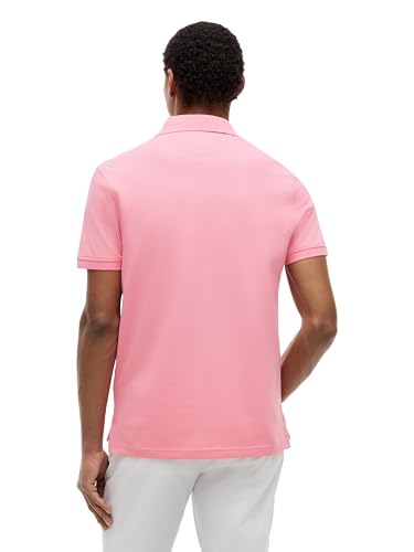 Image of Tommy Hilfiger Men's Short Sleeve Polo Shirts in Regular Fit With Stretch and Organic Pique Cotton