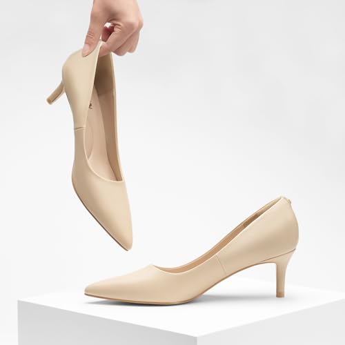 ZURIN Women's Pointed Toe Comfortable Stiletto Heels Closed Toe Dress Pumps Shoes for Wedding Work Office Business4