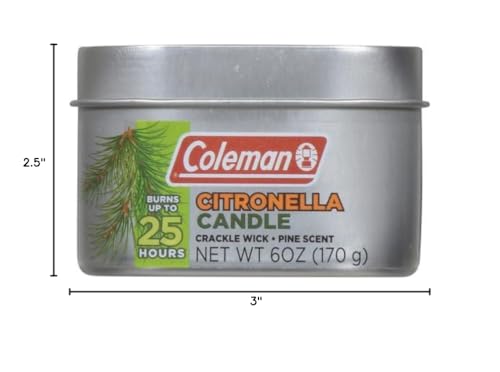 Coleman 7714 Pine Scented Citronella Candle thumb #9