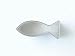 Produktbild Birkmann Plätzchenausstechform Christen-Fisch Edelstahl; 5 cm