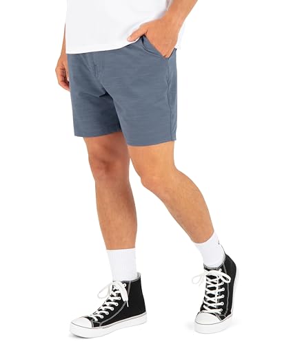 Image of Hurley Men's Phantom 4-Way Stretch Walk Shorts, 7 inch Inseam 18 inch Outseam. Quick Dry, Elastic Waistband