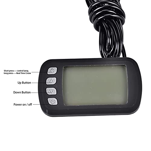 Keenso Controlador de Motor sin escobillas con Panel LCD, 36V/48V 350W Bicicleta eléctrica Controlador de Scooter de Bicicleta eléctrica de montaña Medidor LCD
