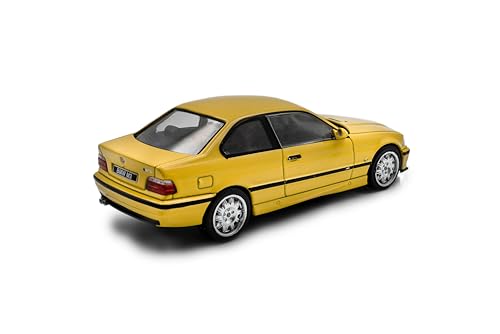 Modelo BMW M3 Coupé 1:43 amarillo Solido miniatura 3