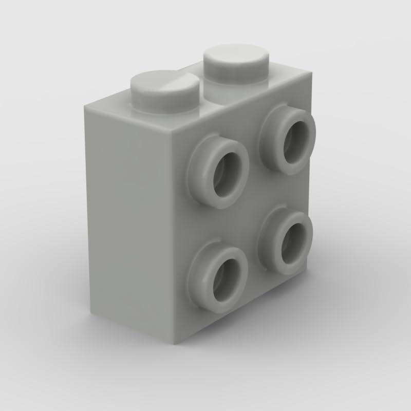 Classic Black Brick Bulk, Brick, 1x2x1 2/3 with Four Studs on One Side 200 Piece, Compatible with Lego Parts and Brick Pieces: 1x2x1 2/3 Black Brick(Color: Black)