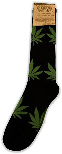 Hemp Leaf Socks - Made with All Natural Hemp & Organic Cotton