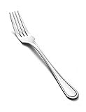Snamonkia Set of 12 Dinner Forks Stainless Steel, 8 Inches, 18/0 Large Table Forks for Salad Steak Spaghetti