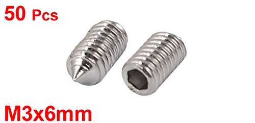 Amazon | uxcell 六角穴付き止めねじ セットスクリュー 304ステンレス  